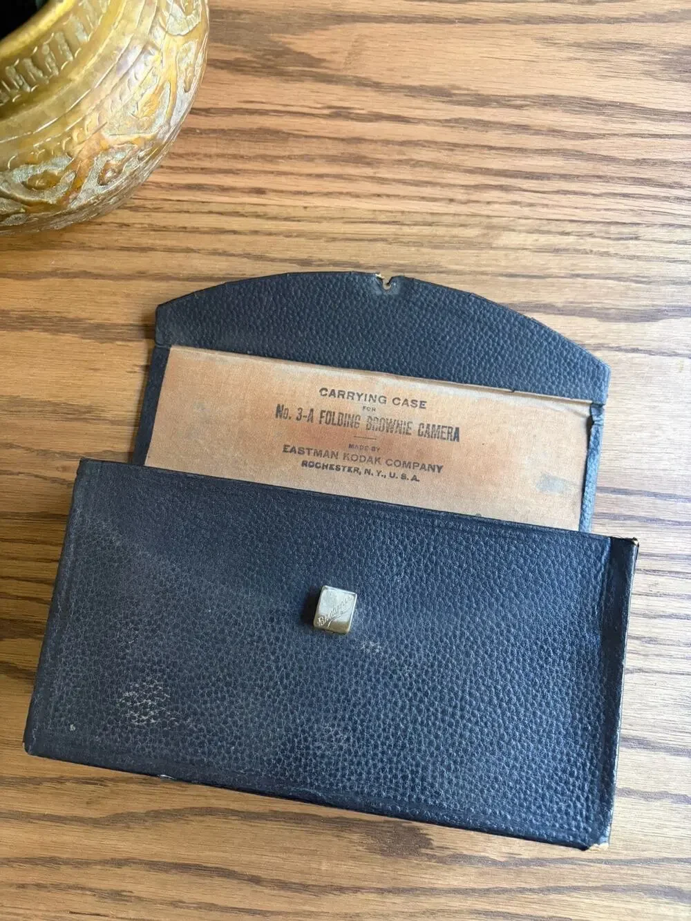 Antique Eastman Kodak No 3 Model A Folding Brownie Camera Carry Case ONLY